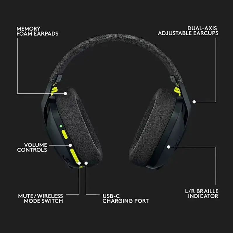 Auriculares Logitech G345 Gaming Inalámbricos 7.1 con Micrófono y Sonido Envolvente