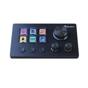 MiraBox Teclado Gamer N3 Mini Stream Deck LCD Keyboard - 6 LCD Keys + 3 Rotary Controls - Factory Price, Low MOQ