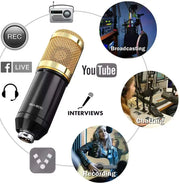 Microphone Set Microfono Gamer Studio Microphone Music Recording with Boom Arm and Shock Mount XLR Cable