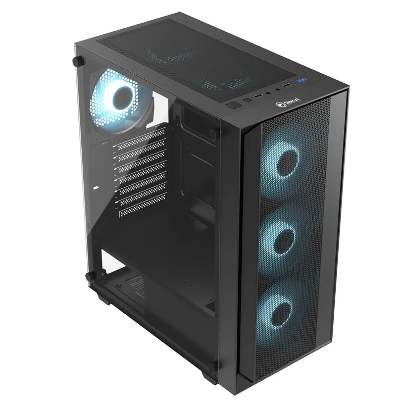 Caja Gaming para PC – Mid Tower con Cristal Templado - Micro ATX