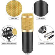 Microphone Set Microfono Gamer Studio Microphone Music Recording with Boom Arm and Shock Mount XLR Cable