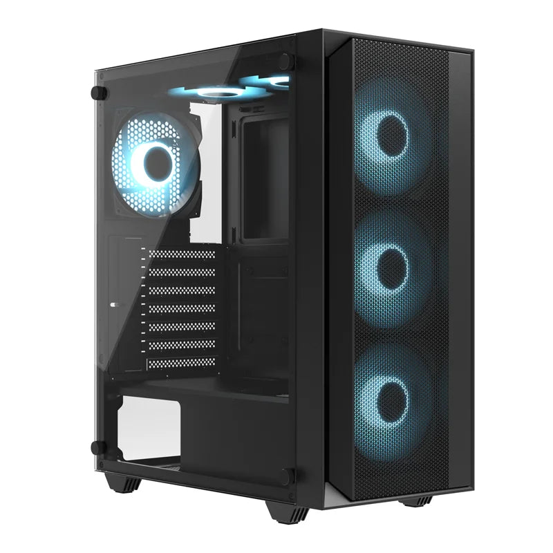 Caja Gaming para PC – Mid Tower con Cristal Templado - Micro ATX