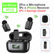 Mini Wireless Lavalier Microphone for Android/Tablets/PC USB C Plug Noise Reduction Lapel Microphone Wireless Video Recording