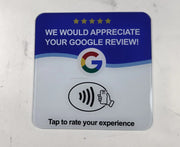 Tarjeta NFC para reseñas de Google