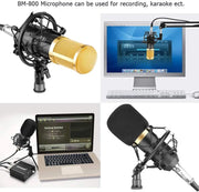 Microphone Set Microfono Gamer Studio Microphone Music Recording with Boom Arm and Shock Mount XLR Cable