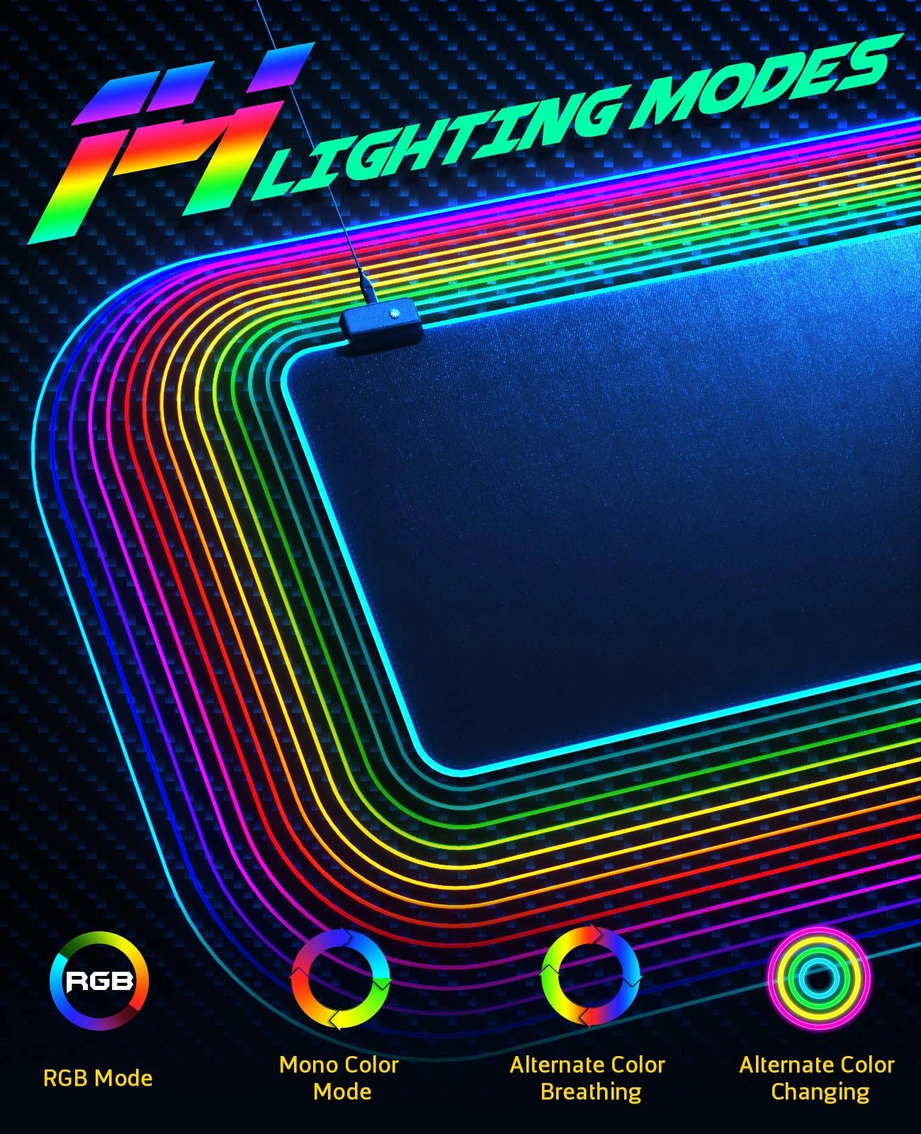 Alfombrilla Gaming Led