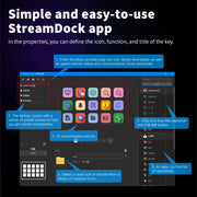 293 Stream Control Pad | 15-Key Custom Macro Deck