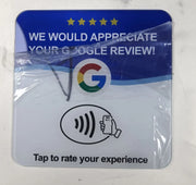 Tarjeta NFC para reseñas de Google