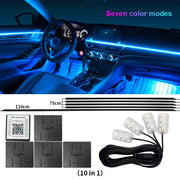Luces Ambientales RGB para Coche