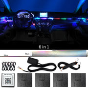 Luces Ambientales RGB para Coche