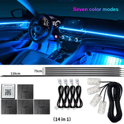 Luces Ambientales RGB para Coche