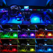 Luces Ambientales RGB para Coche